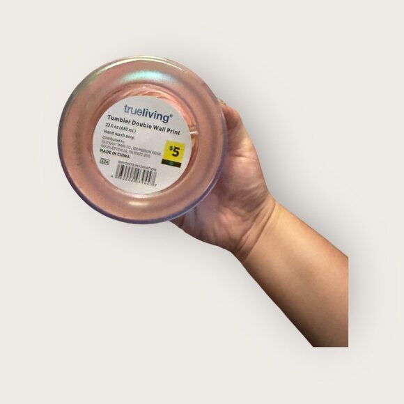 NEW Set of 2 True Living Watermelon Tumblers – 23 oz Dollar General Brand - Picture 2 of 2